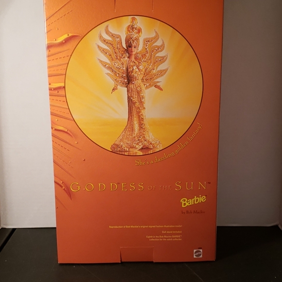 Bob Mackie Goddess of the Sun Barbie - Picture 1 of 7